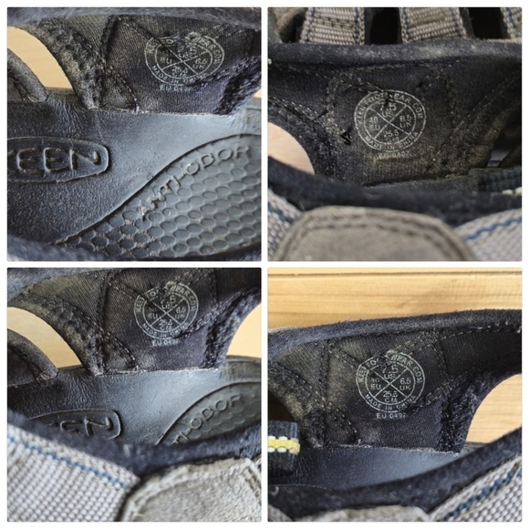 Keen 7.5 Newport H2 Gray Water Hiking Walking Outdoor Rugged Toggle Sandals - Picture 13 of 15